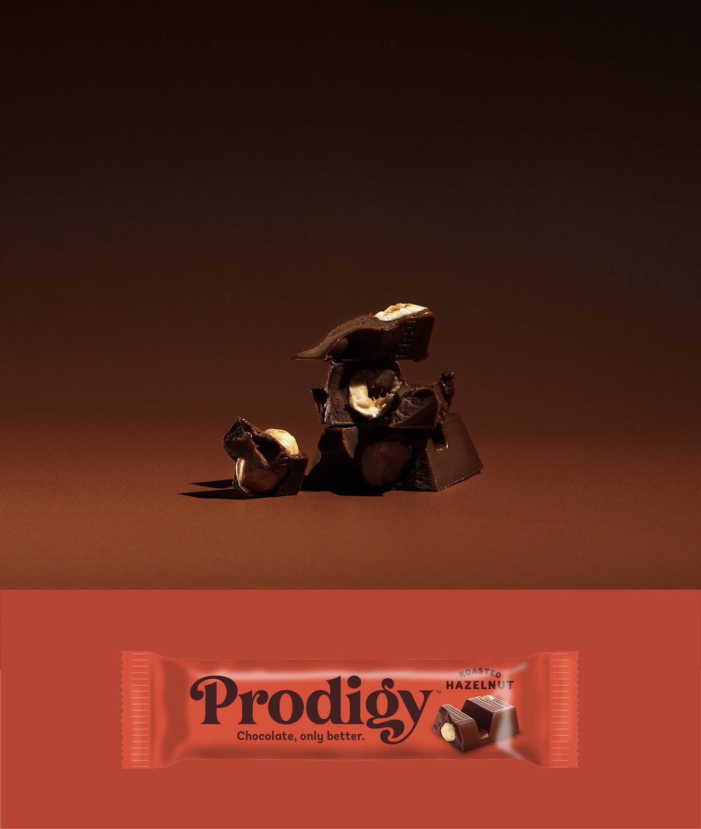 Prodigy - Roasted Hazelnut Chocolate Bar