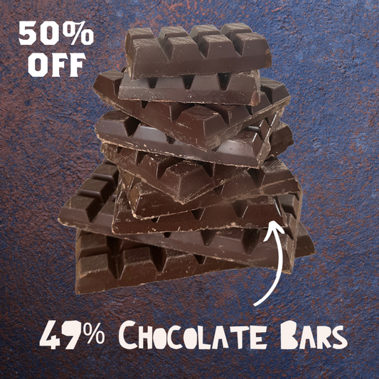 49% Vegan Chocolate Bars