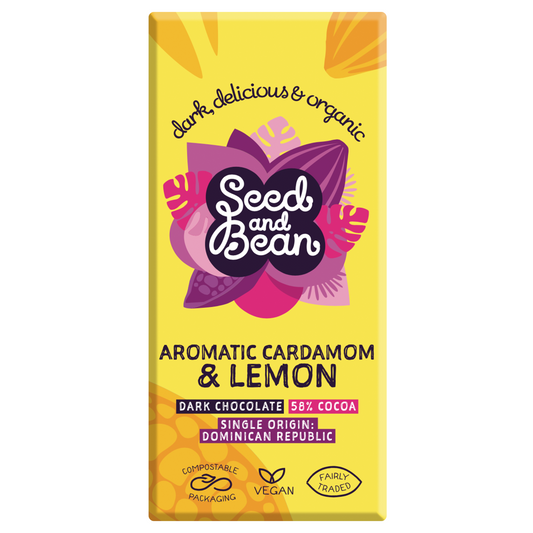 Seed and Bean - 58% Dark Lemon and Cardamom