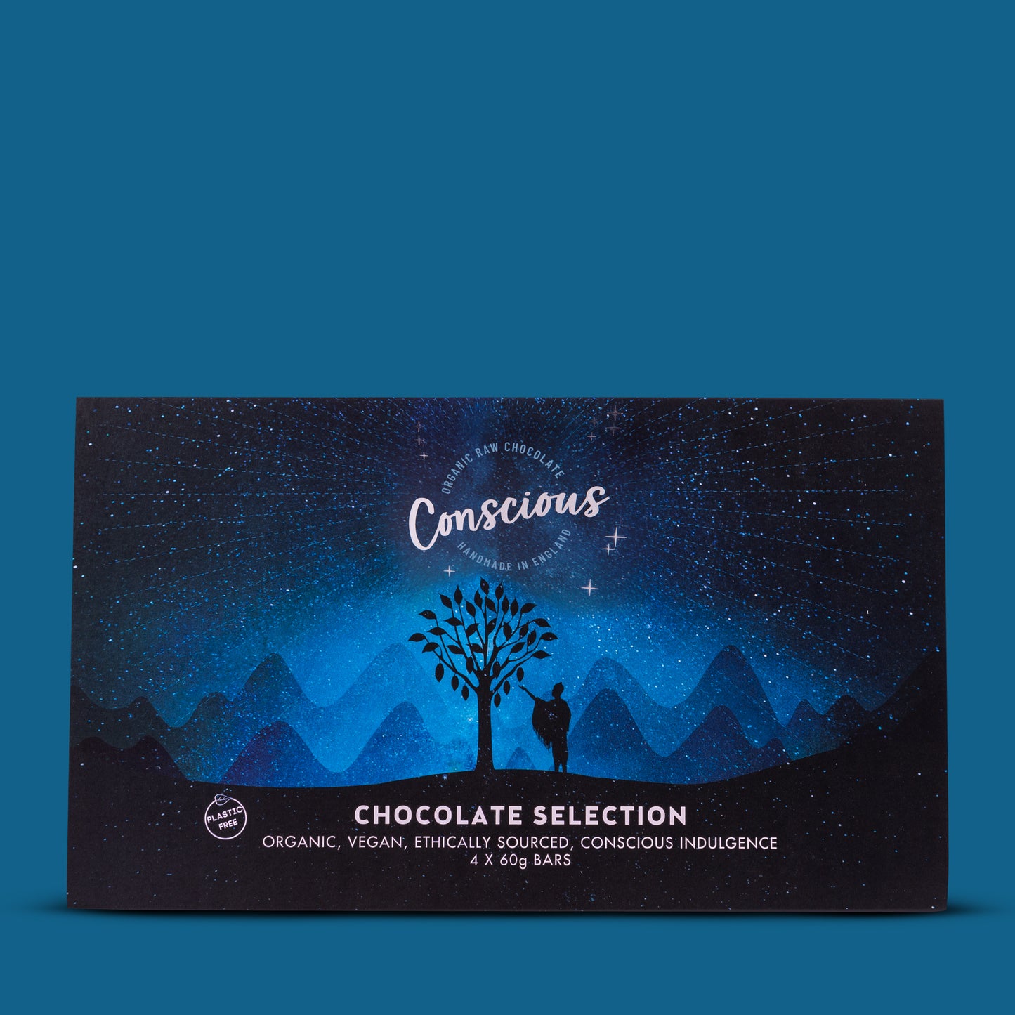 Chocolate Selection Box 240g (4 x 60g Bars) Vegan, Organic