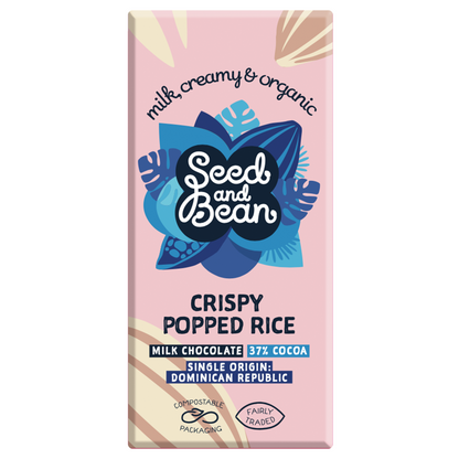 Seed and Bean - 37% Milk Crispy Popped Rice